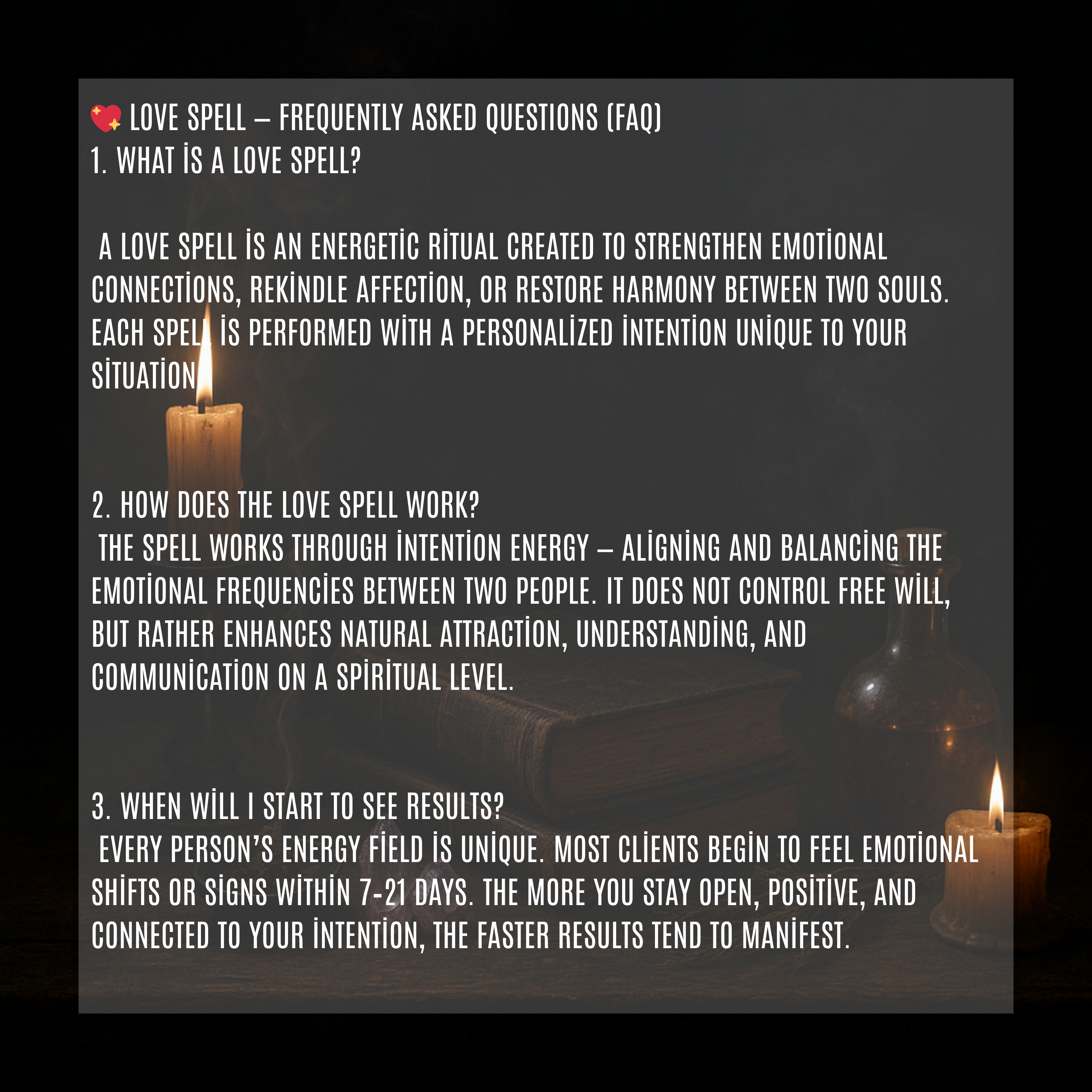 Love Spell ritual with candles to enhance romantic energy