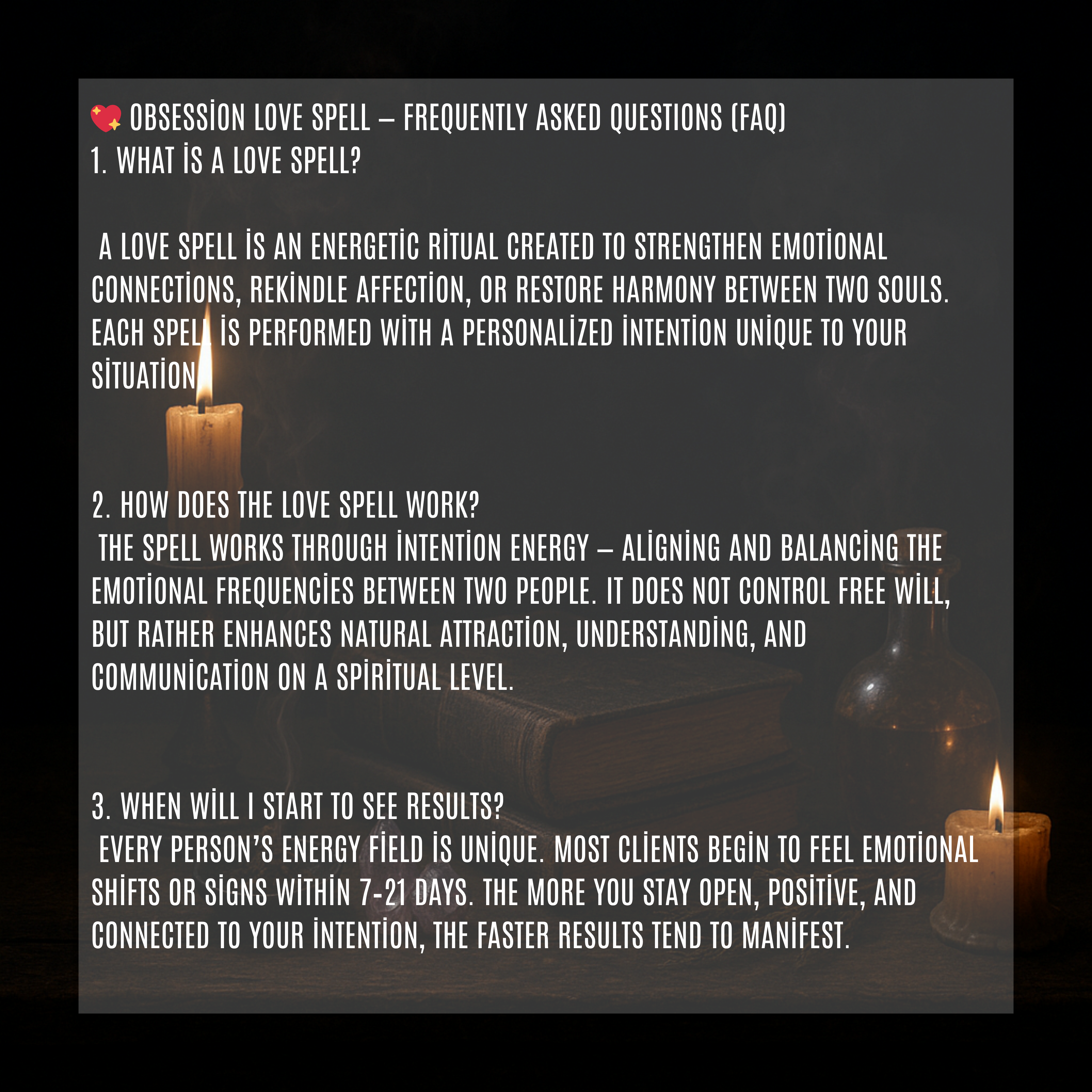 Obsession Love Spell – Personalized Ritual to Rekindle Desire & Deep Emotional Connection