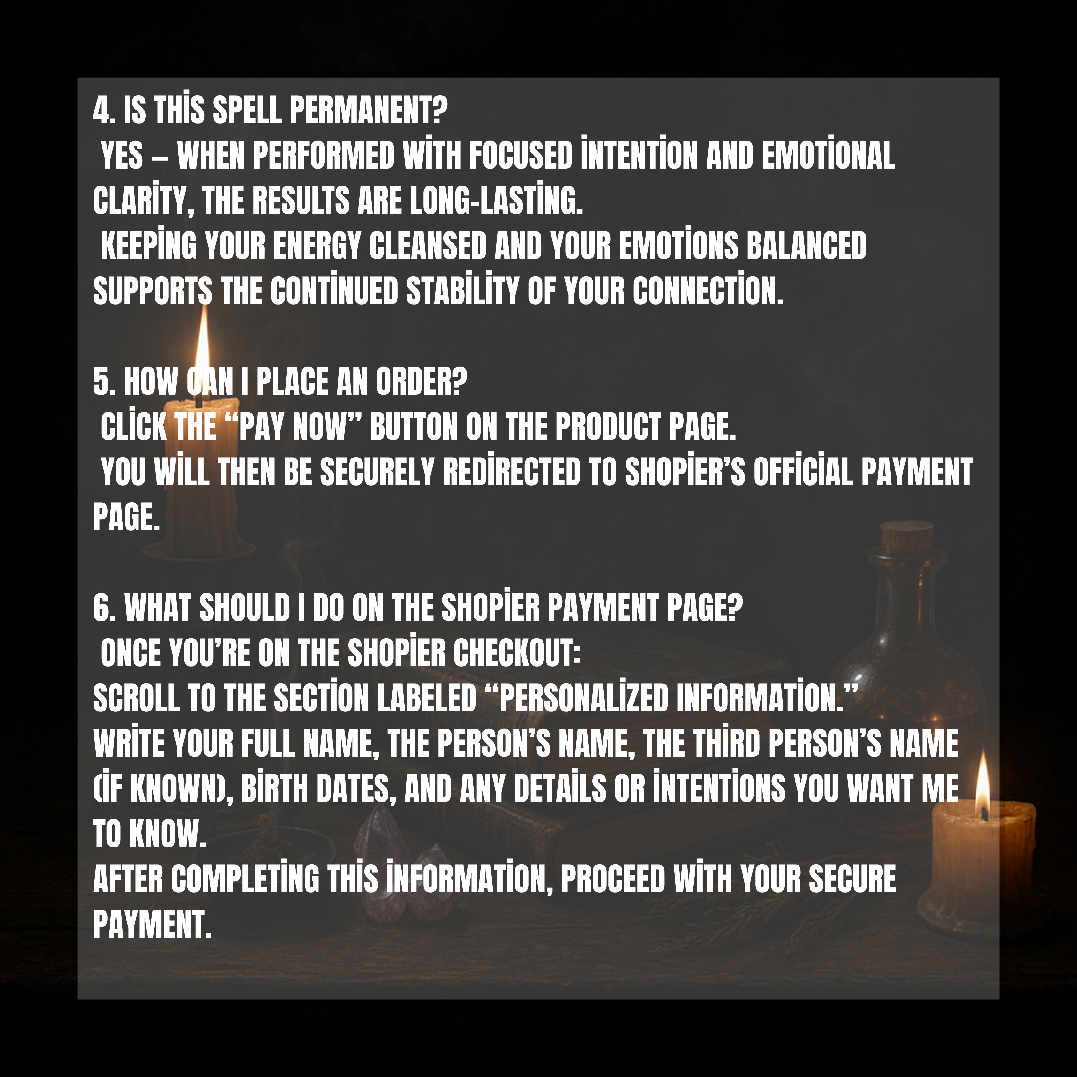 Mystical spell setup symbolizing harmony, love protection, and energy cleansing