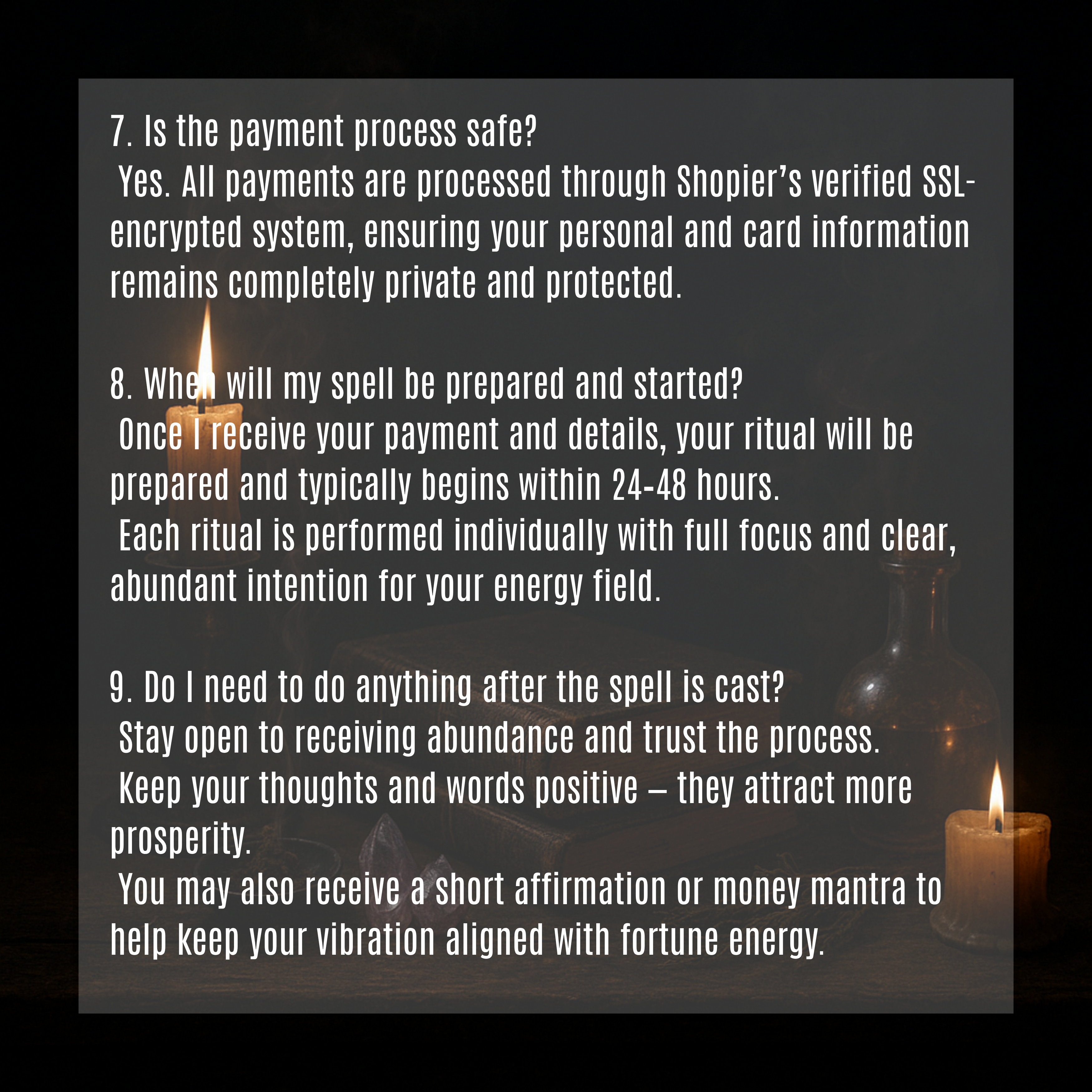Good Fortune & Success Spell
