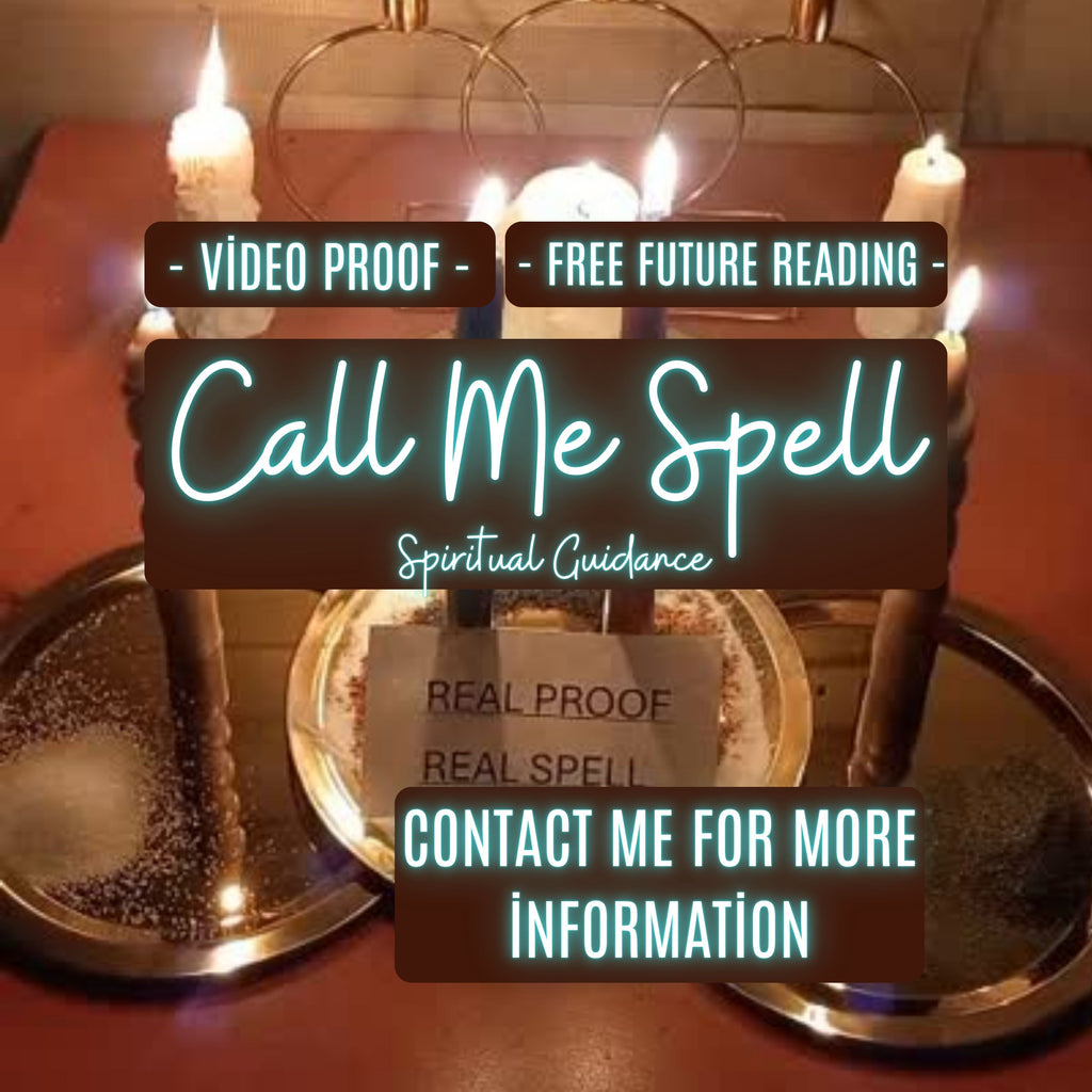 Call Me Spell candles and offerings for spiritual guidance, promoting communication and connection.